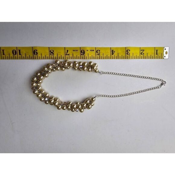 Gold pearl necklace - Picture 5 of 5